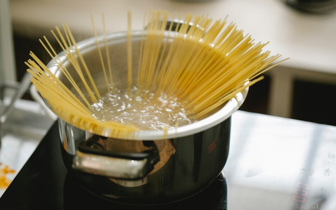 Groene tip: pastawater